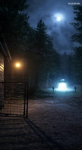 cctv camera in camping cabin deep in the woods #aliens #AI | Clipsbymutai
