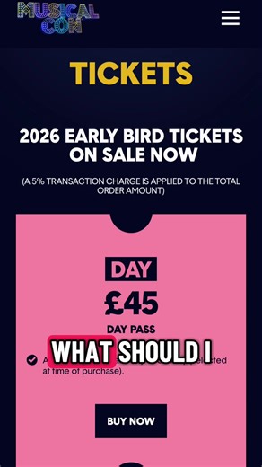 Musical Con Tips Please! I need the tea for musical con - help me out!!! #musicalcon #musical #theatrekid #show #theatre