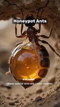 🐜🍯 Meet the Honeypot An!#HoneypotAnts #AmazingAnimals #AnimalFacts #NatureFacts #DidYouKn