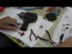 IR impact Will not shut off. Ingersoll Rand 2135 and others , Throttle valve #airtools #ingersoll