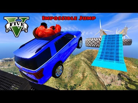 GTA 5 Physics: Hulk vs. Rotating Platform SUV Challenge (Custom Map)