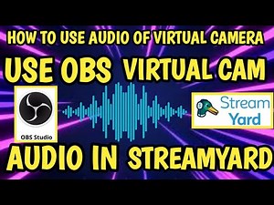 How To Use Audio Of Virtual Camera in StreamYard Live Stream. Solution to Use Audio from Virtual Cam