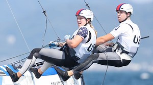 US Sailing Duo Grateful to End Time at Tokyo Olympics ‘on a High'