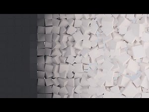 Abstract Cube Motion Background 4K 60FPS Black White Animation Loop Screensaver Wallpaper For Edit
