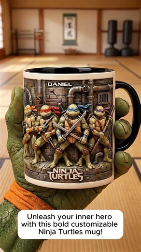☕🔥 Who says coffee mugs can’t have serious fighting spirit? Meet the underground reptiles that level up your daily brew 🐢💥 Get it here 👉 homacus.com/01nadt200126 Worldwide Shipping #homacus #personalizedgifts #giftideas #underground #fighters #giftsforfans #mugs | Homacus Universe