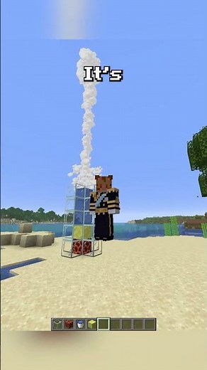Geysers confirmed best feature #minecraftupdate #sulfurcave #sulfurslime #cinnabar #sulfur #geyser