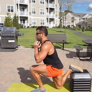 🔥3-POSITION LOADED BULGARIAN SPLIT SQUATS! Dominate #LegDay with #BulgarianSplitSquats loaded 3 unique ways: ------------ 1. Goblet 2. Ipsilateral (same-side hand) 3. Contralateral (opposite hand) ------------ The goblet position forces you to stay more upright and hits your quads, core and shoulders more. The ipsilateral position works your inner thigh and lower quads more. The contralateral position works your outer hips and thighs more. ------------ Do 1-2 sets of each or hit them back to ba