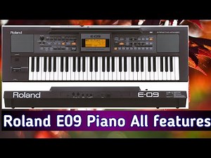 Roland E09 Keyboard All Features 2024 || piano full review #rolandkeyboard