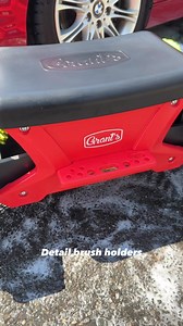 The Grant's compact auto detail seat is great for changing wheels, servicing brakes, cleaning headlights, and general auto detailing. | Harbor Freight