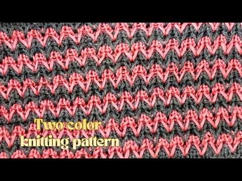 Stop! This 2-Color Knitting Pattern is Easier Than It Looks!