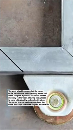 Heavy-Duty Sliding Gate Wheel Installation
