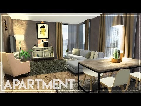 1-BEDROOM APARTMENT + TOUR // The Sims 4 Speed Build Apartment