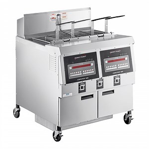 Henny Penny OFG-322 2-Well Natural Gas Fryer with Computron 8000 Controls - 175,000 BTU