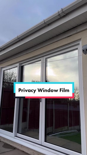 Installing privacy window film on this property to keep prying eyes out 👀 Please note this is for daytime privacy only and we still recomend curtains for on a night time❗️ #private #windowfilm #private #windowtint #reflective