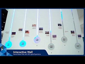 Interactive Wall | Sensor-Based Wall with LED Lights Experience | TAKELEAP