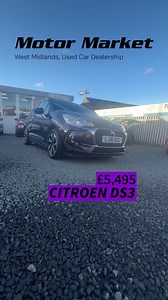 👀 Take a look around this 2016 DS3 🚙🔥 - low mileage, £0 road tax and priced at £5,495 - https://bit.ly/4h8uNWe Call, message or pop in and see us. www.motor-market.net 01384 411 119 27 Newtown Lane, Cradley Heath, West Mids, B64 5EB | Motor Market Ltd