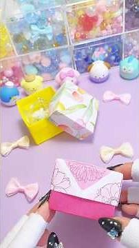 便利！！プレゼントにぴったりな蓋付き正方形BOXの作り方💓折り紙の箱#オルキルラボ #orukirulab #おりがみ #origami #かわいい #箱 #box #プレゼント #shorts