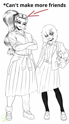 OC Alert! Limey And Flamey School days #art #oc