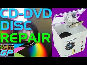 CD DVD Disc Repair with the JFJ EASY PRO - Review and Demo - Retro GP