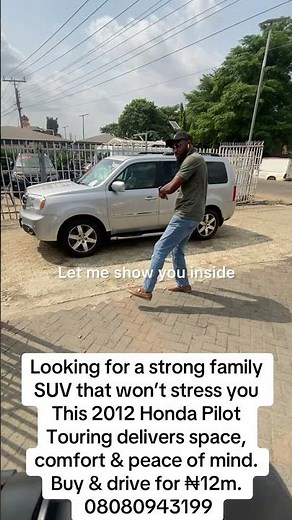 2012 Honda Pilot Touring | Full Option SUV ₦12m Only