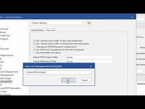 ErgoSoft Roland Edition - Color Management Settings