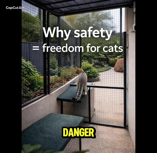 Safety doesn’t limit cats — it unlocks their world. CatMax enclosures give cats confidence, calm, and real outdoor freedom 🐾 #CatMax #UltimateCatCareTips #CatEnclosuresAustralia #IndoorOutdoorCats #HappyCats