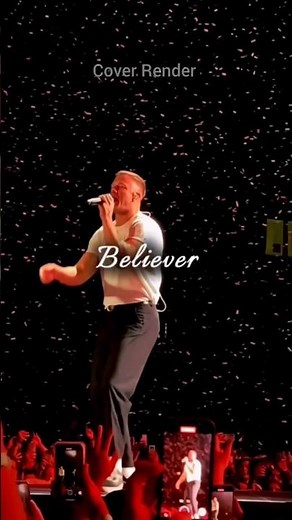 “Pain! You made me a believer” 🔥 Imagine Dragons — Believer (short live lyric moment)