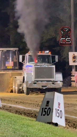 The “Silver Bullet 1” at Champions’ Pullin’ for Children in Jefferson, Ohio with CS Pulling Promotions #SuperSemi #SemiPulling #CSPullingPromotions | CS Pulling Promotions