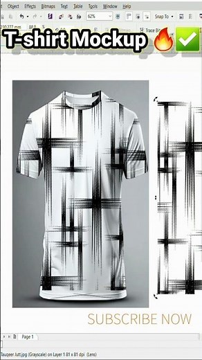 How To Create T-Shirt Mockup 🔥✅ #viral #tshirt #trending #trending #youtubeshorts #shorts #coreldraw