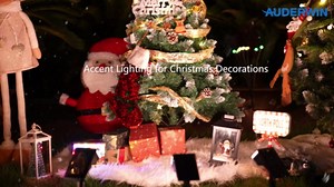 Color Changing Solar Spot Lights Outdoor, 9 Lighting Modes Colored Solar Lights Outdoor RGB, Color Light Waterproof IP65, Landscape Spotlights for Halloween Christmas Decorations