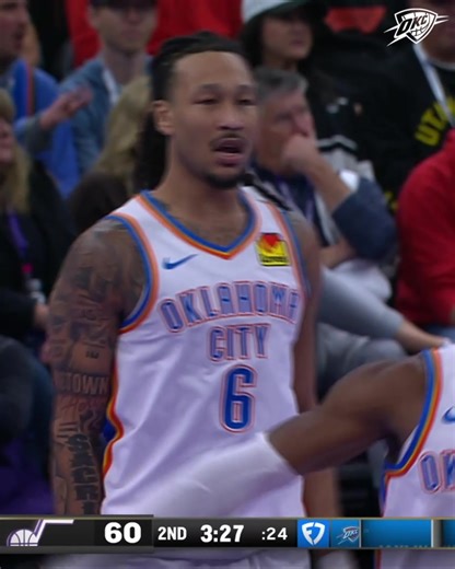 New career high 5 threes for Jaylin Williams 👏 | Oklahoma City Thunder