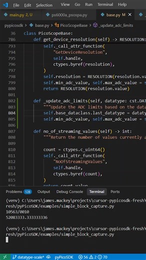 Pico Technology on Instagram: "Can PicoScope be automated or integrated into my test system? In this video, we answer a common question from engineers by showing a simple automation example using Python. The demo uses PicoSDK to communicate directly with a PicoScope and generate a waveform plot programmatically. PicoSDK is available as a free download for Windows, macOS and Linux and supports multiple programming environments including C, C++, C#, Python (via pyPicoSDK), MATLAB and LabVIEW. This