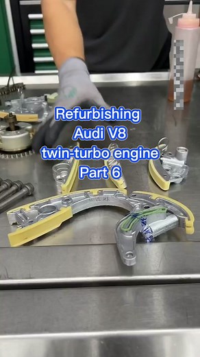 Refurbishing Audi V8 Twin-Turbo Engine Part 6
