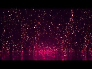 Beautiful Gold Floating Particles Background Video Loop - Copyright Free Particles Overlay