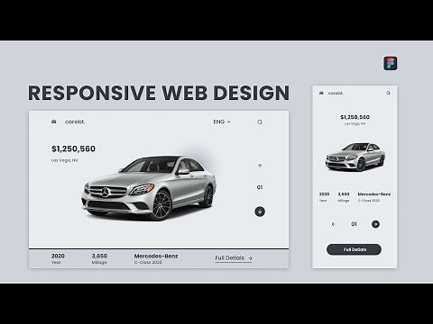 Responsive Website/Web Design and Prototype with Figma