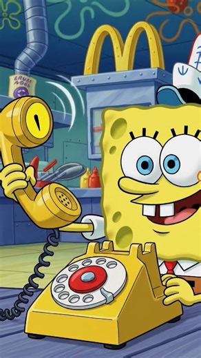 SpongeBob Call The phone #calling #dreamscreenai #spongebob