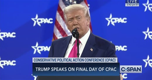 President Trump Speaks at CPAC