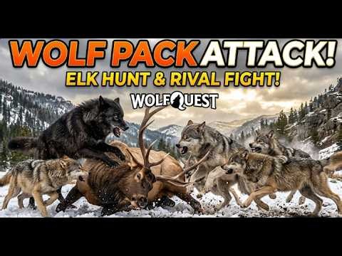 The Pack's Toughest Challenge Yet! 🐺 | WolfQuest Wednesday