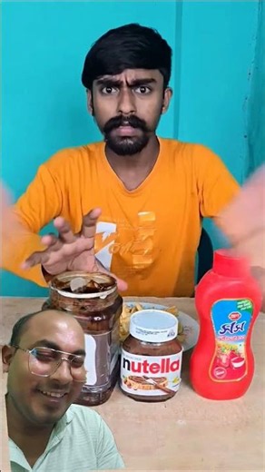 Chocolate Sauce Instead of Ketchup?! 🙏🍬 #funny