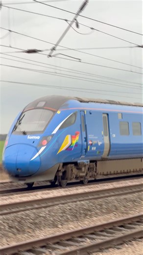 Lumo Class 803 Train Gathers Speed Outskirts of York