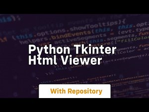 python tkinter html viewer