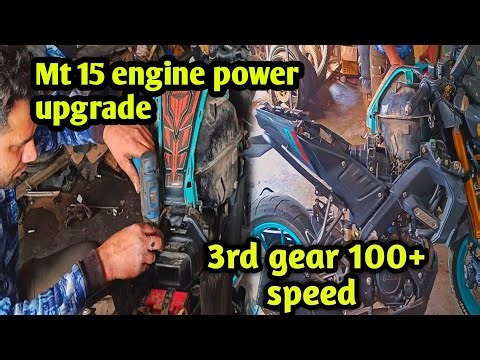 Mt 15 Speed Increase 💀|| Mt 15 Engine Power Upgrade ☠️|| Mt 15 modification #bikerider #exploreindia