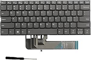 Amazon.com: Laptop Replacement Keyboard Backlit for Lenovo: Air14IKBR Air15IKBR 15ARR, Moon2020 Yoga 730-15 530-15 FLEX6-14 530-14 730-13 AIR 13IWL 14 IWL 730-13IKB, US Layout, Black : Electronics