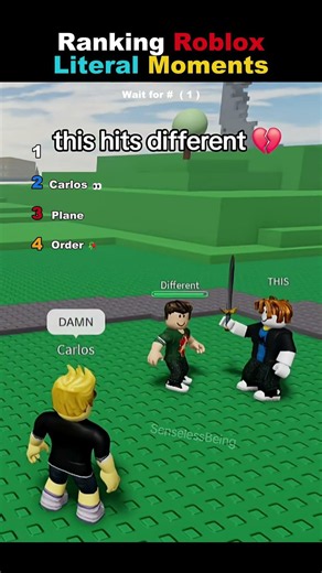 Ranking Roblox Literal Moments Part 2 #roblox