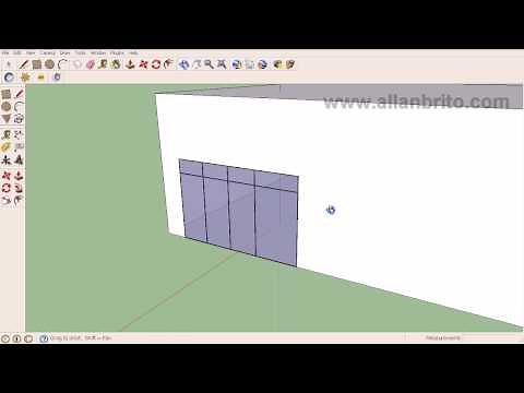 Tutorial SketchUp: Modelagem de esquadrias para maquetes eletrônicas