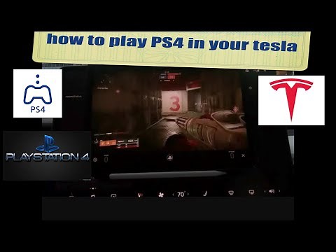 HOW TO PLAY PS4 in your TESLA!!-HERVEs WORLD- Episode 348