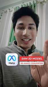 2D to 3D image generator, META SAM 3D ✨ Follow for more ❤️ #3d #imagegeneration #aiimage #metaverse #meta | Basick.ai