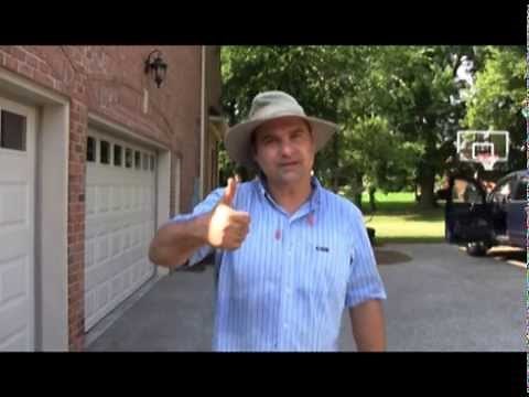 How to make a garage drain, channel drain on a driveway. Trench Drain on Driveway for Garage.