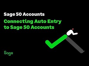 Sage (UK) - Connecting Auto Entry to Sage 50cloud Accounts