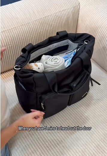 Heading out the door and realise you forgot your changing bag? 🏃 Our new Soft shell changing bag is here to keep you stylish and ready for anything, with plenty of room for all your baby essentials. #bababing #changingbag #babyessentials #mumtobe #newmum #babyproducts #newbaby